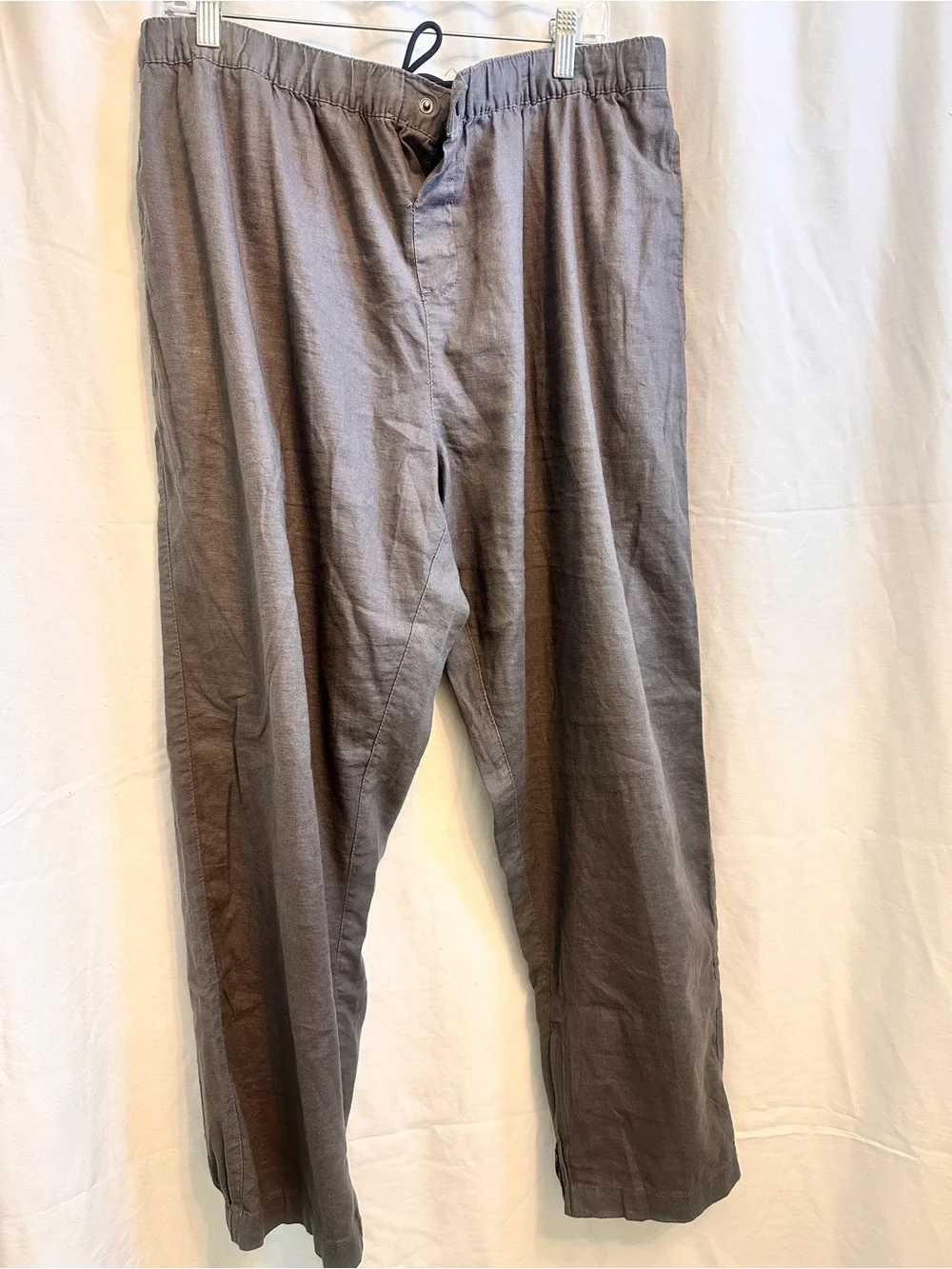 Saks Fifth Avenue Men’s Gray Elastic-Waist Chinos